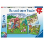 3 Puzzle da 49 Pezzi - Ricaricare le Energie