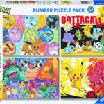 4 Puzzle da 100 Pezzi - Pokémon