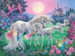 4 Puzzle da 100 Pezzi - Magici Unicorni - immagine 5