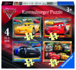 4 Puzzle in 1 - Cars 3