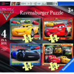 4 Puzzle in 1 - Cars 3