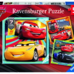 3 Puzzle da 49 Pezzi - Cars 3