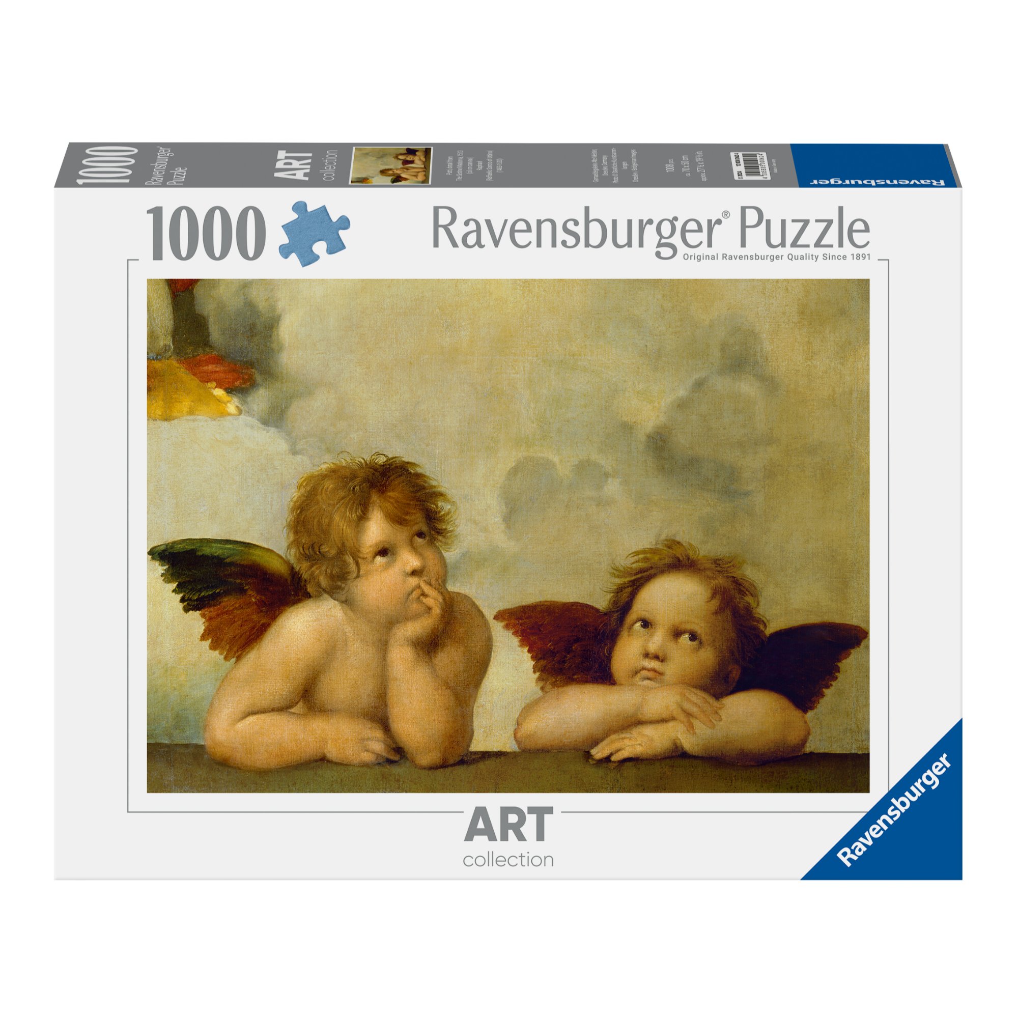 RVB12000062 Puzzle da 1000 Pezzi - Art Collection: Raffaello, Cherubini - immagine 1
