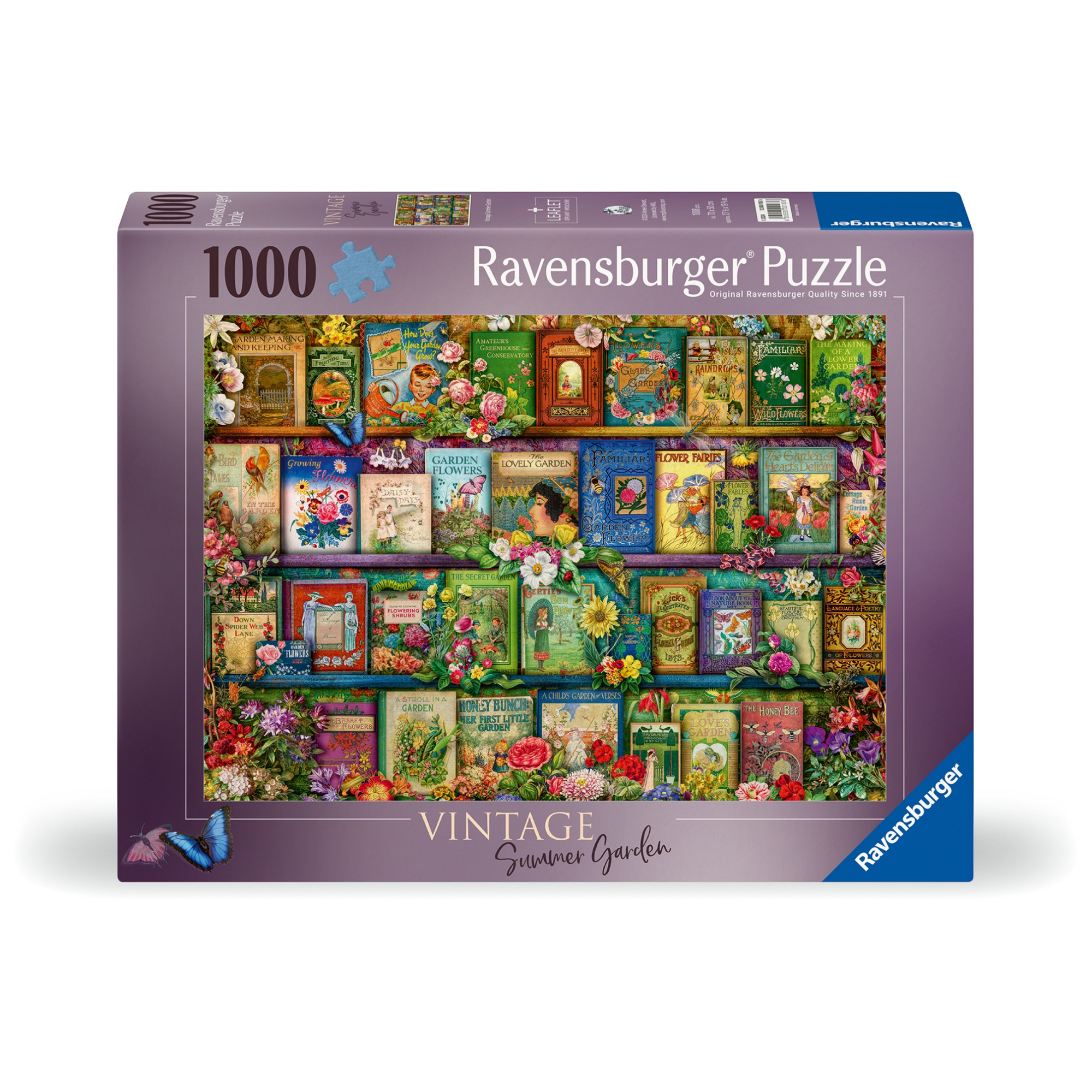 RVB12000183 Puzzle da 1000 Pezzi - Libri di Giardinaggio - immagine 1