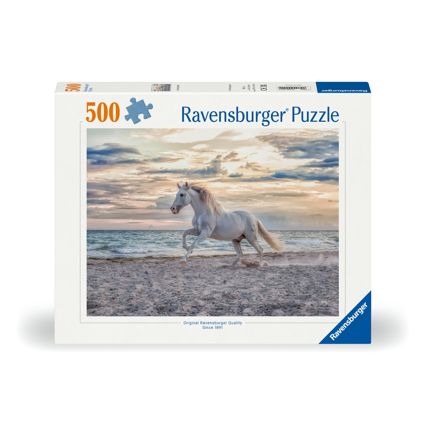 RVB12000222 Puzzle da 500 Pezzi - Cavallo in Spiaggia - immagine 1