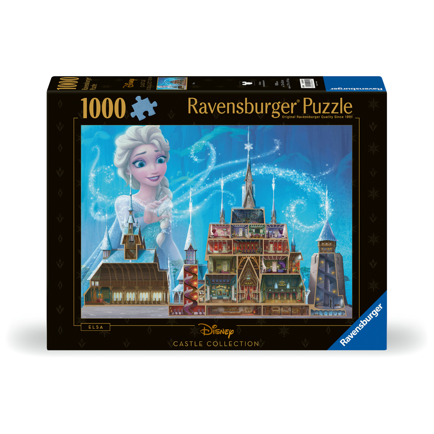 RVB12000261 Puzzle da 1000 Pezzi - Disney Castles: Elsa - immagine 1