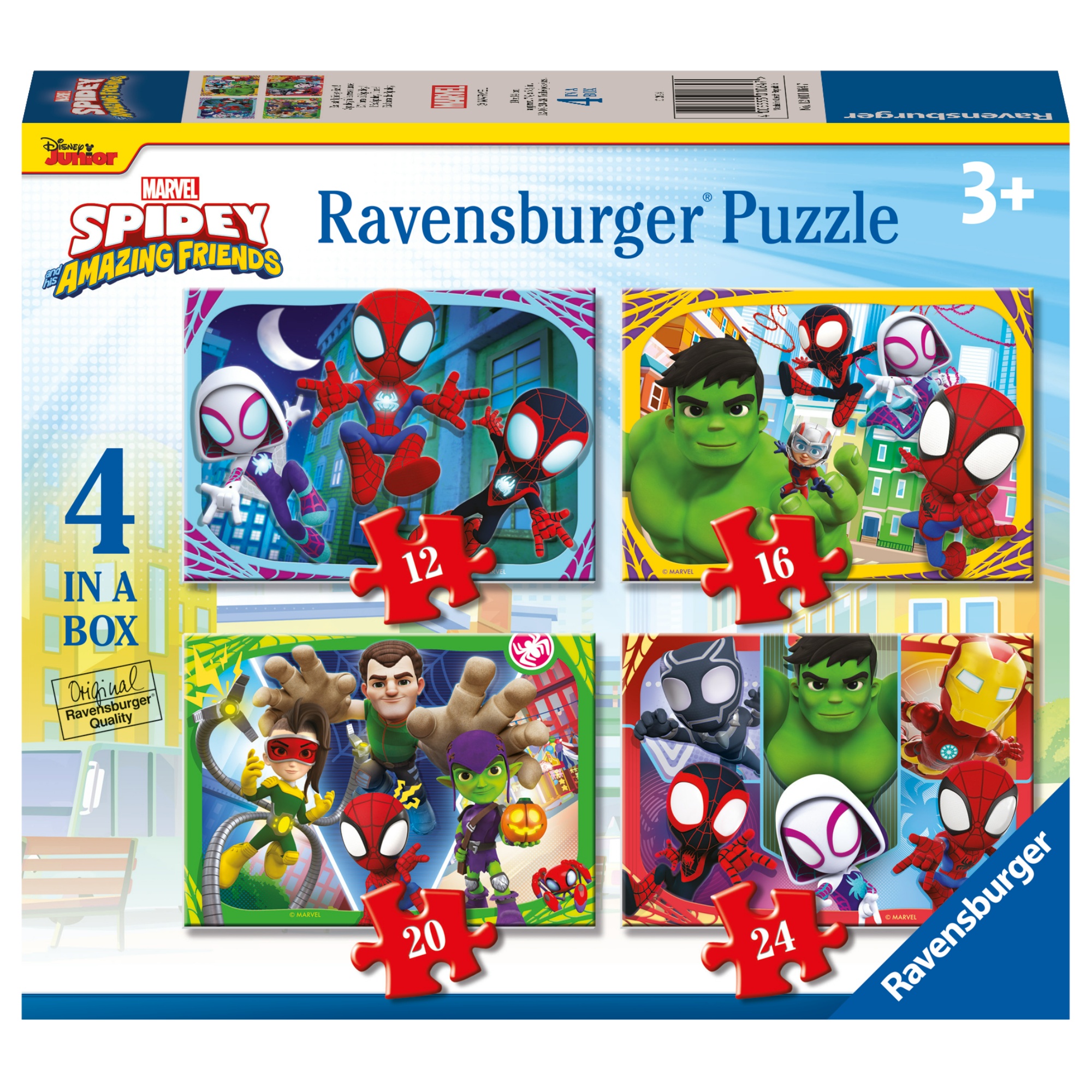 RVB12001064 Puzzle 4 in 1 - Spidey - immagine 1