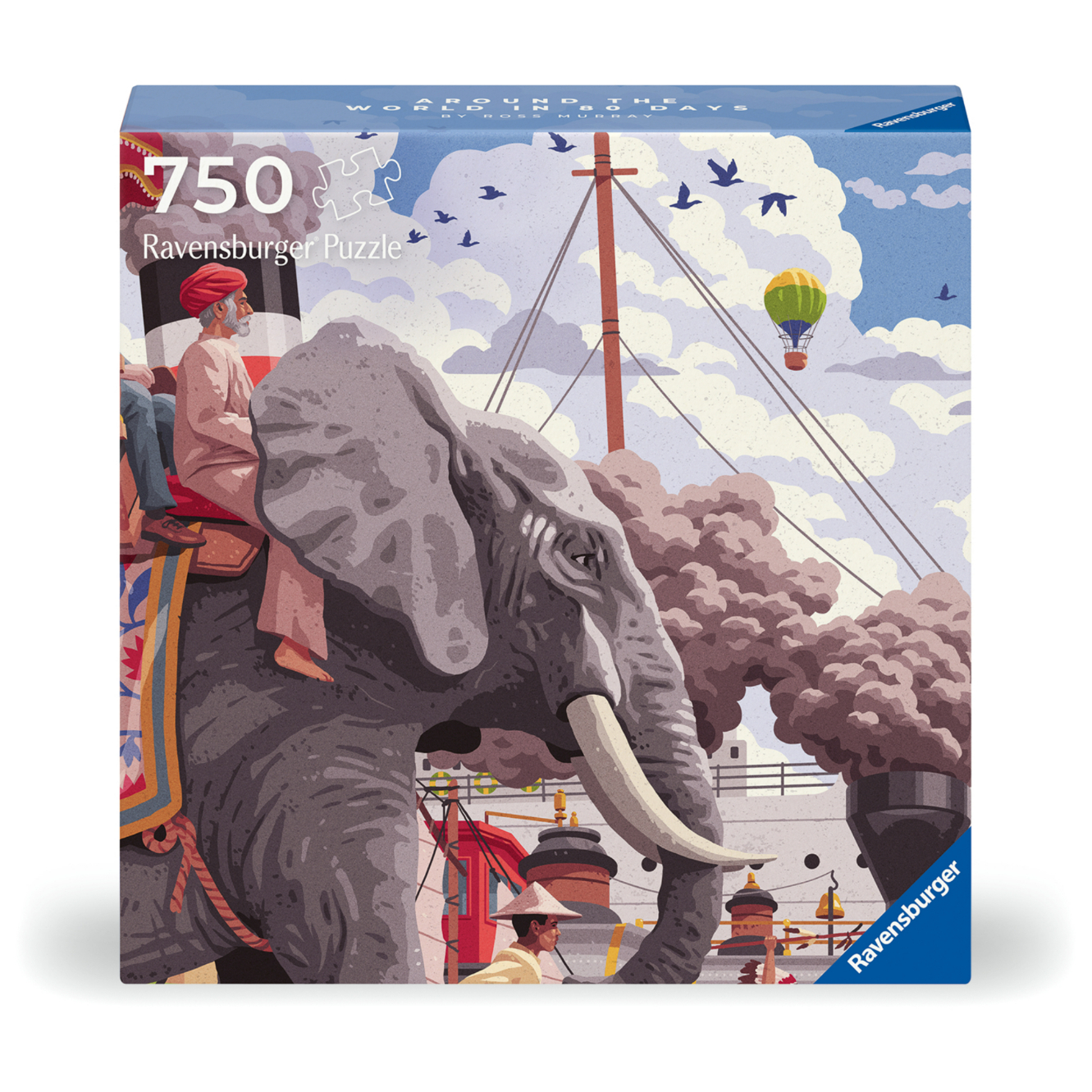 RVB12001201 Puzzle da 750 Pezzi - Art&Soul: Around the World in 80 Days - immagine 1