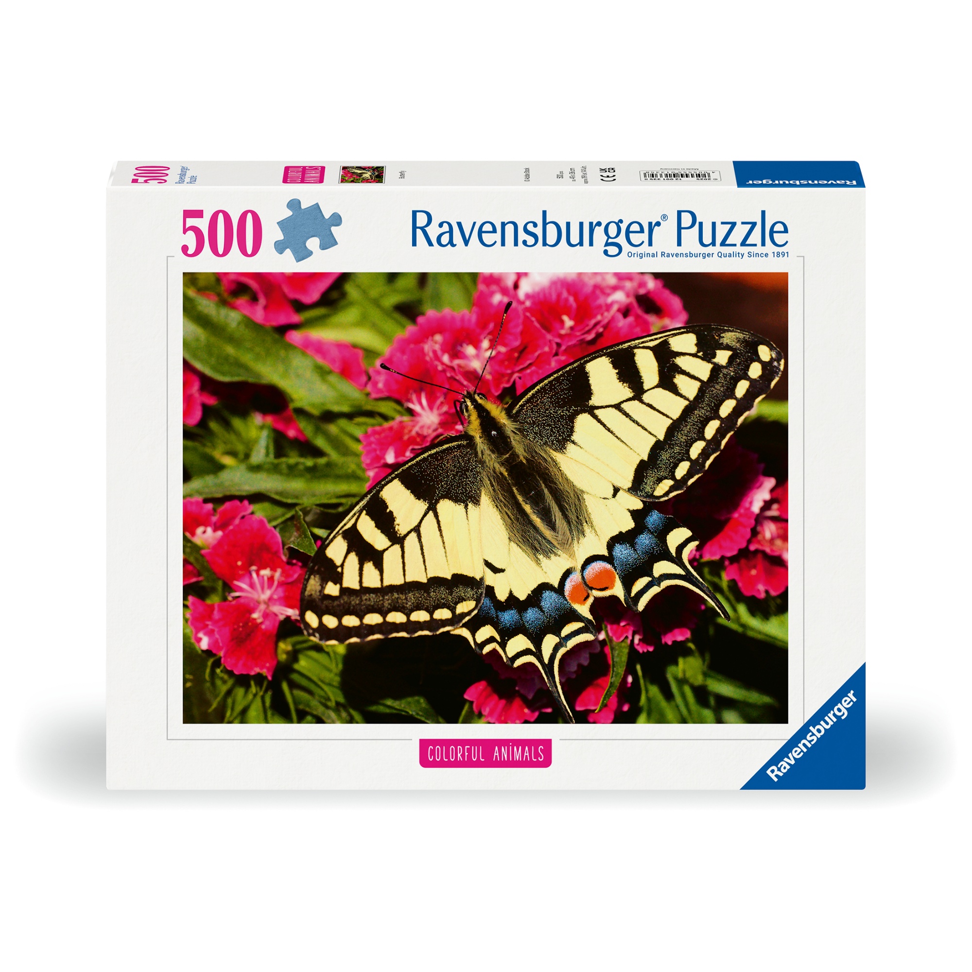RVB12001335 Puzzle da 500 Pezzi - Farfalla - immagine 1