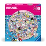 Puzzle da 500 Pezzi Circolare - Hello Kitty