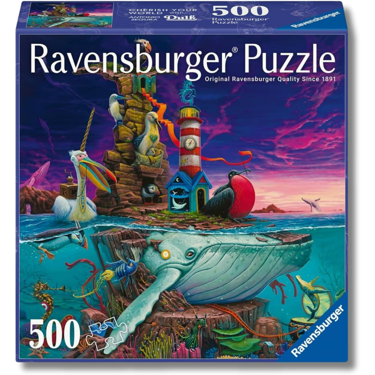 RVB12001472 Puzzle da 500 Pezzi - Arcipelago Square - immagine 1