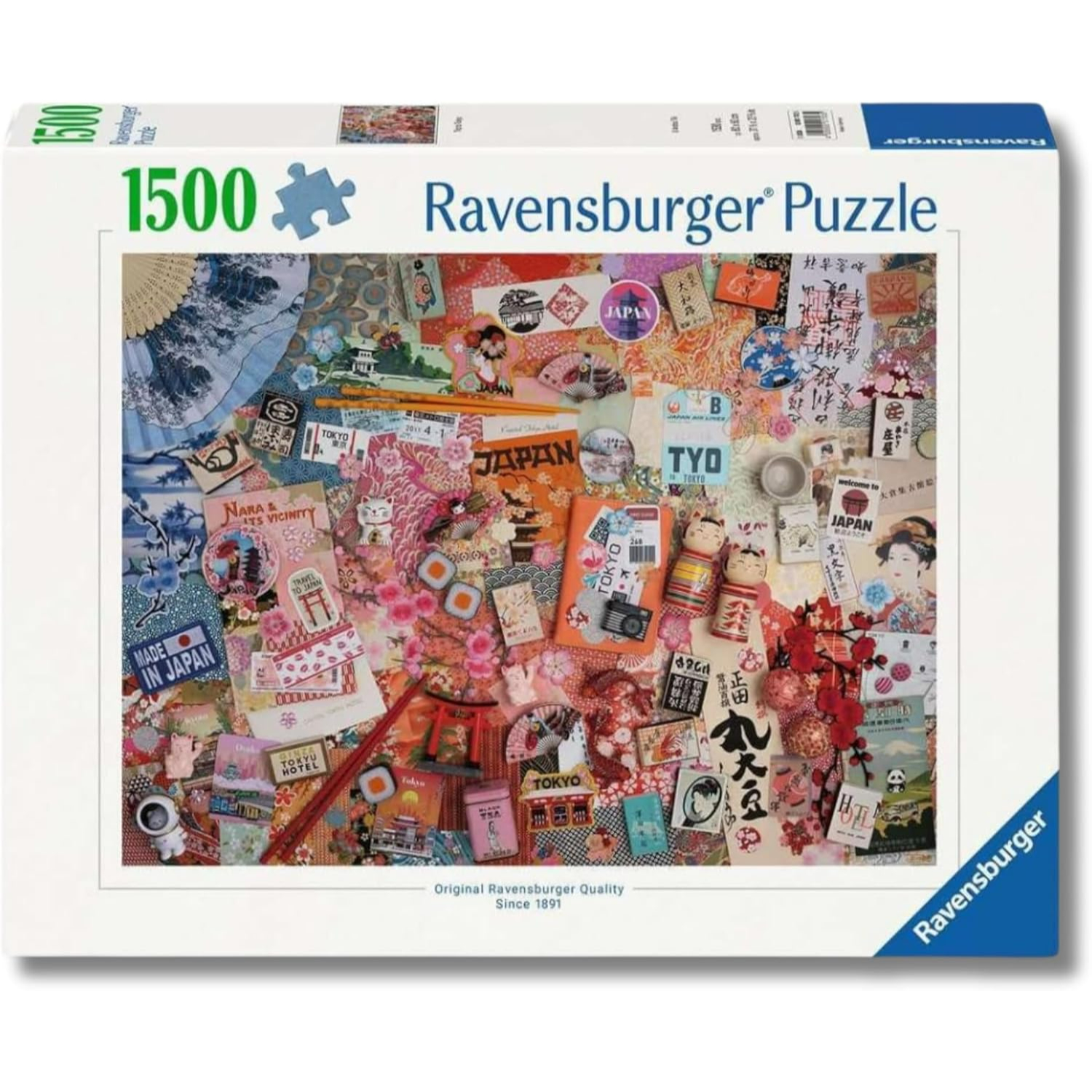 RVB12001703 Puzzle da 1500 Pezzi - Viaggio a Tokyo - immagine 1