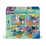4 Puzzle in 1 - Disney: Stitch