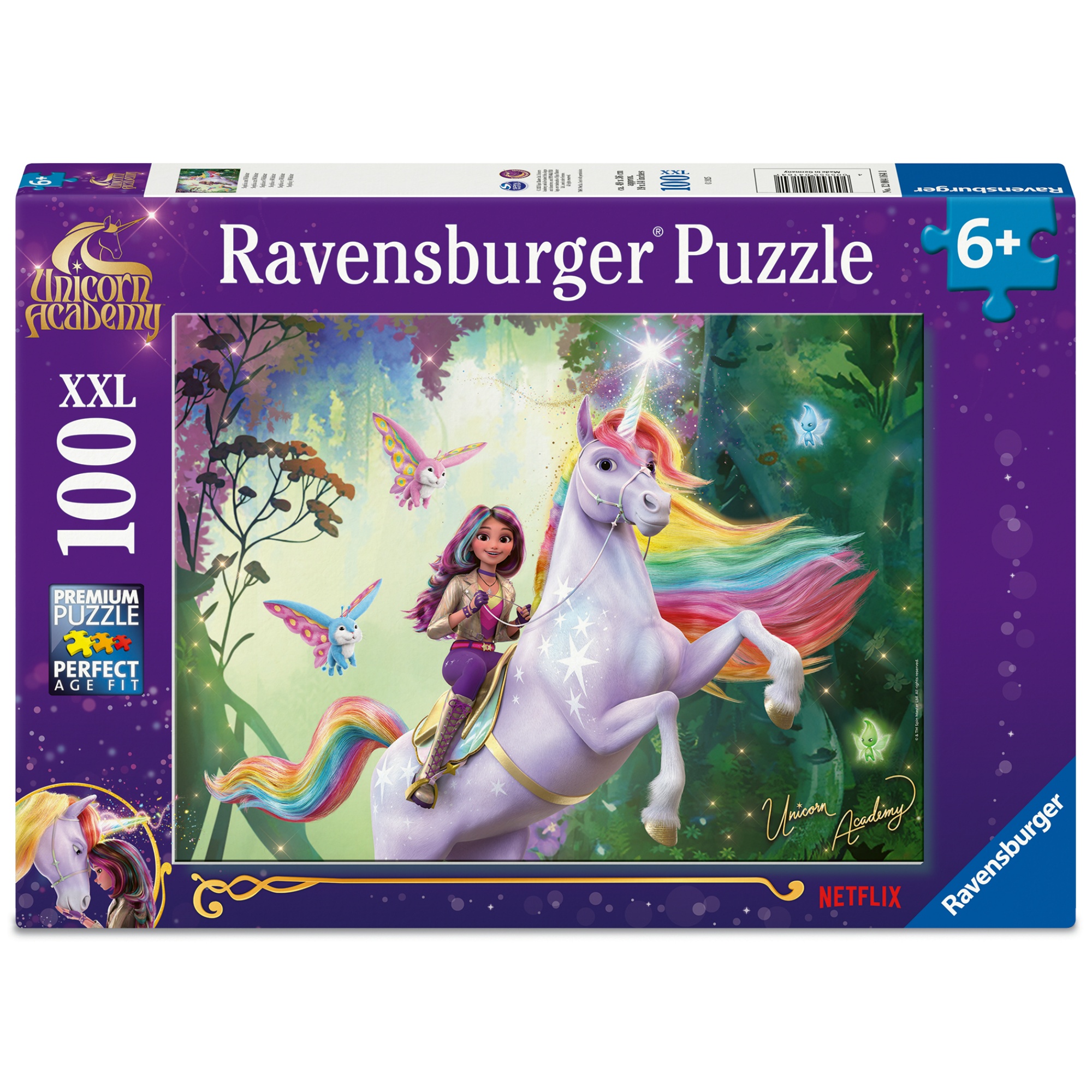 RVB12004164 Puzzle da 100 Pezzi XXL - Unicorn Academy - immagine 1