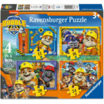 4 Puzzle in 1 - Rubble & Crew