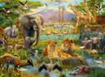 Puzzle da 200 Pezzi XXL - Animali della Savana - immagine 2