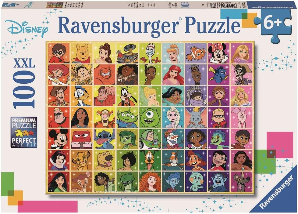 RVB13332 Puzzle da 100 Pezzi - Disney Multicharacter - immagine 1