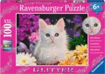 Puzzle da 100 Pezzi XXL - Gattino Glitter