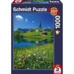 Puzzle da 1000 Pezzi - Inzell, Einsiedlhof e la Chiesa di San Nicola