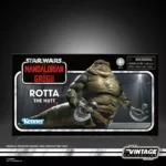 STAR WARS VINTAGE THE MANDALORIAN AND GROGU ROTTA THE HUTT ACTION FIGURE - immagine 2