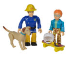 Set due personaggi articolati cm.7,5 con accessori e cucciolo - 4 asst - immagine 4