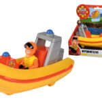 Sam il Pompiere - Gommone Neptune cm.17 con Personaggio Elvis