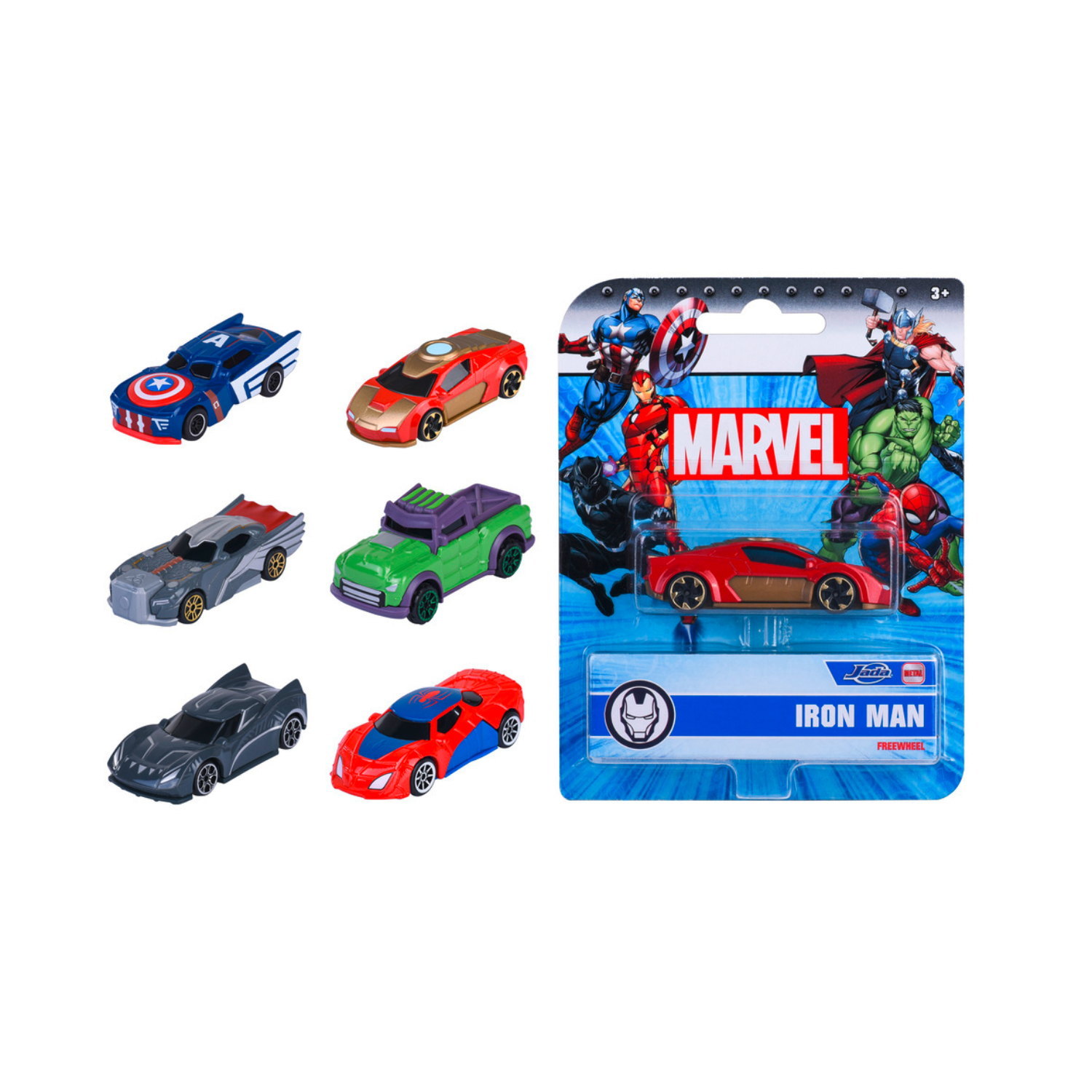 SBA213221000 Marvel - Veicolo singolo, 6-asst. die-cast, Scala 1:64 - immagine 1