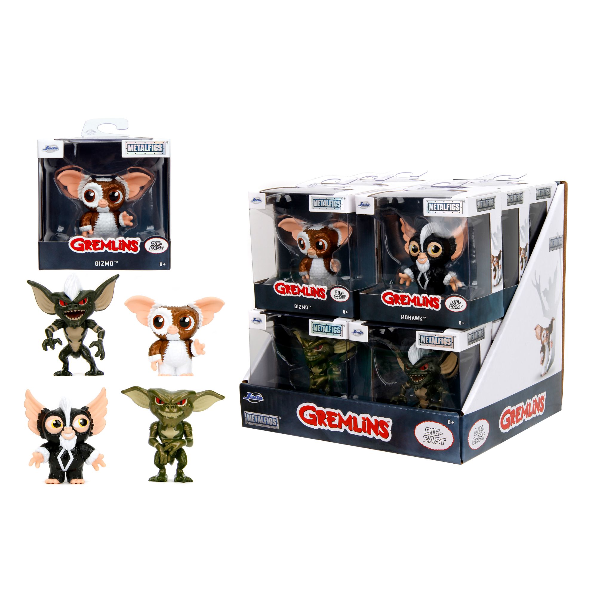 SBA253251044 Gremlins Personaggi cm. 6,5, 4 asst. Il display contiene 3 Gizmo, 3 Stripe, 2 Gremlin e 2 Mohawk - immagine 1