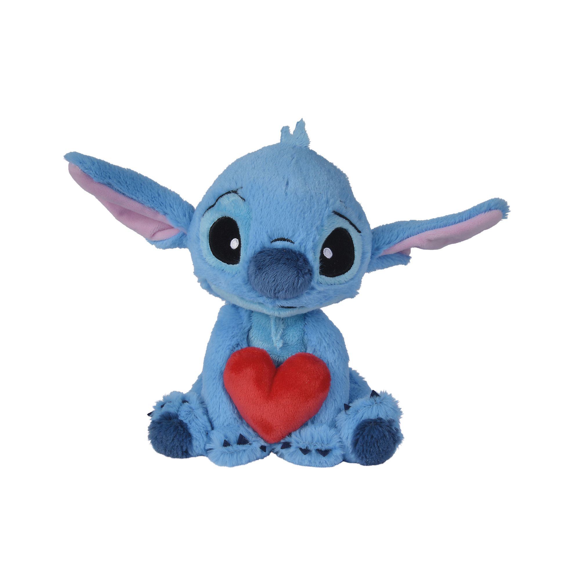 SBA6315876995x06 Peluche Stitch con Cuore cm.25 - immagine 1