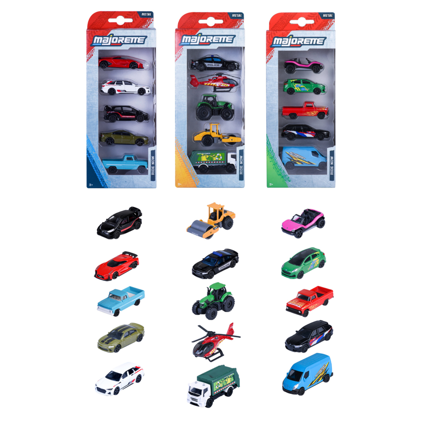 SBA8501004000 Majorette - Street Cars Set 5 pezzi, 3-asst. - immagine 1