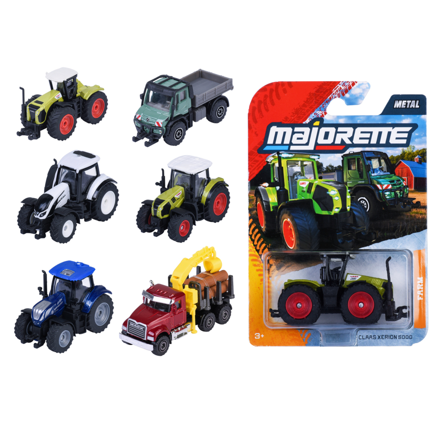 SBA8503000000 Majorette - Farm Veicoli, 6-asst. - immagine 1