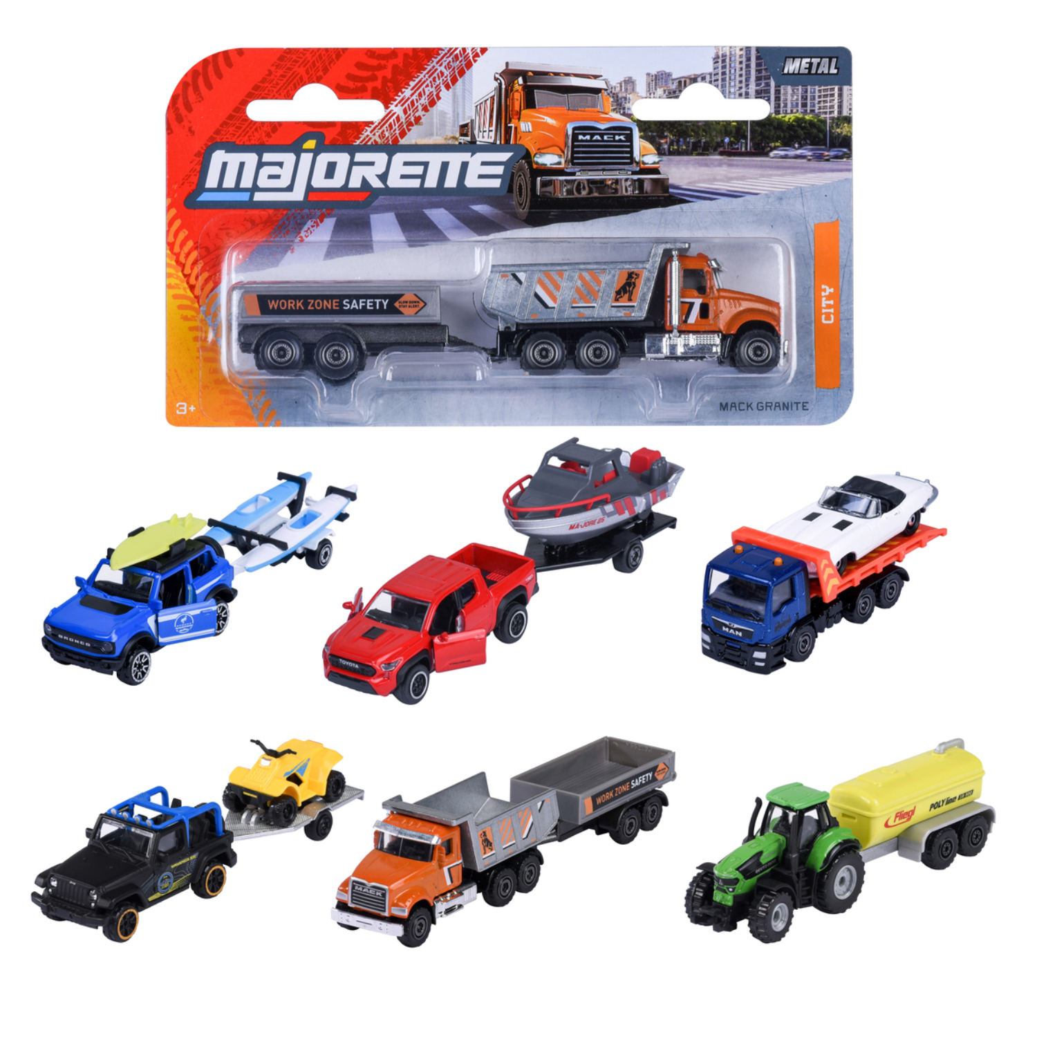 SBA8503002001 Majorette - City Trailer, 6-asst. - immagine 1