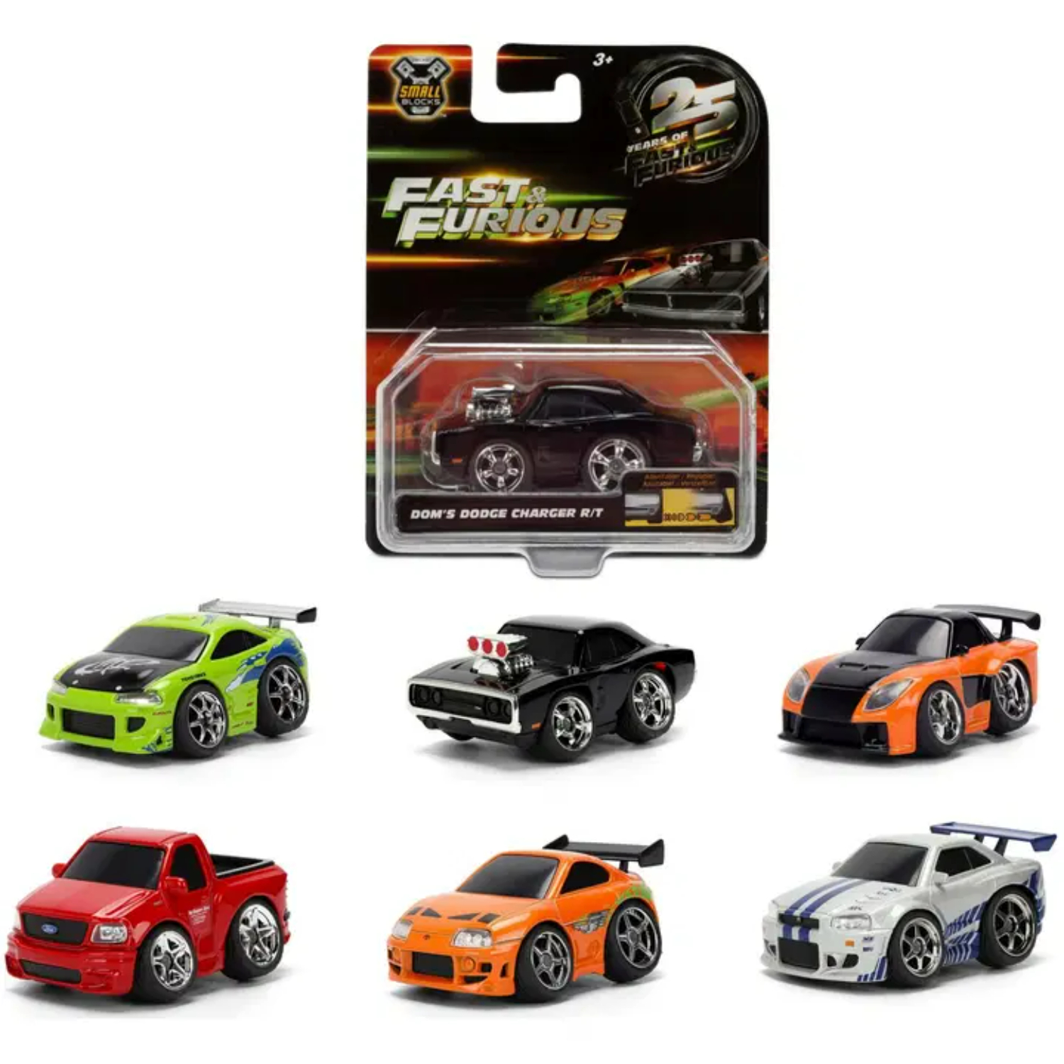 SBA9324126300W01 Fast & Furious Small Blocks in scala 1:43 Ass.to - immagine 1