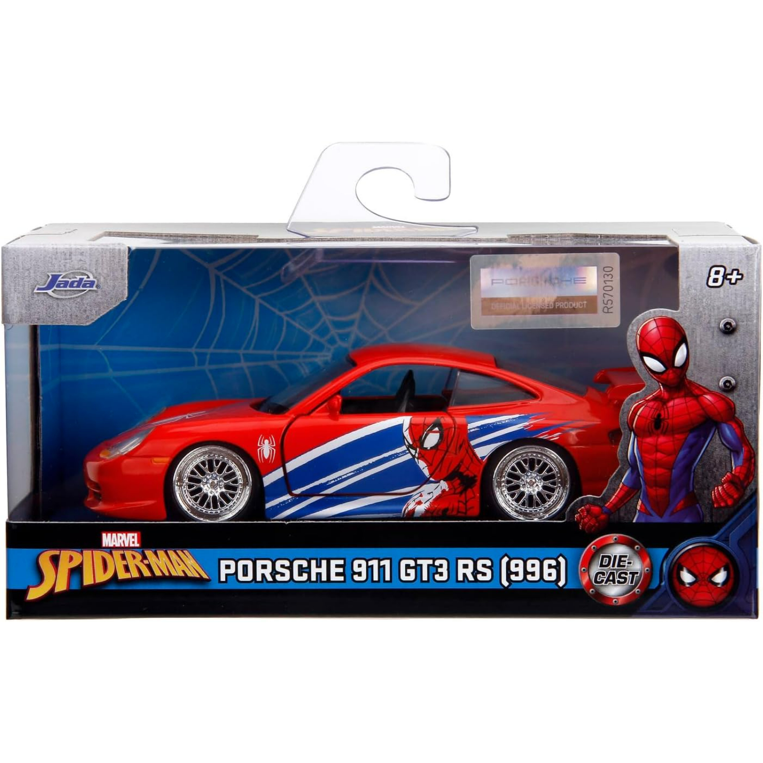 SBA9336068314R00 Marvel Spider-Man :Porsche 911 GT3 RS - 1:32 - immagine 1