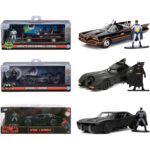 Batman: Batmobile Veicoli Assortiti in Scala 1:32 con Personaggio.