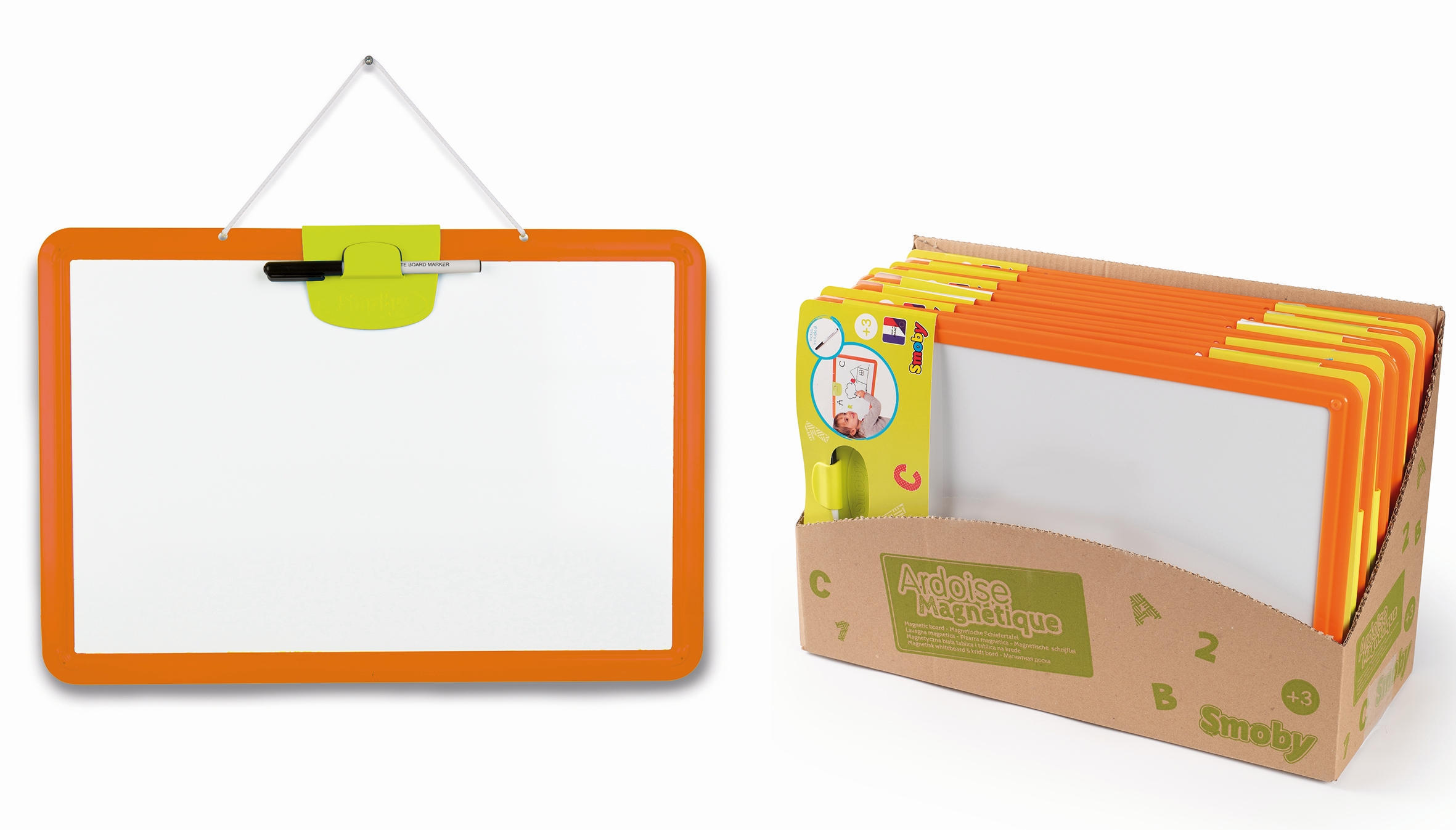 SMB7600410710 Lavagna Rettangolare Appendibile 2 in 1 - 47,3 x 32 cm - immagine 1