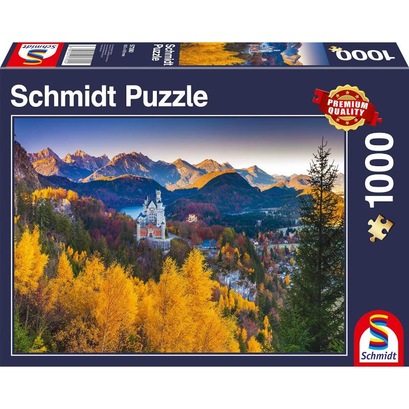 SMT57390 Puzzle da 1000 Pezzi - Neuschwanstein in Autunno - immagine 1