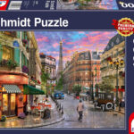 Puzzle da 1000 Pezzi - Strada per la Torre Eiffel