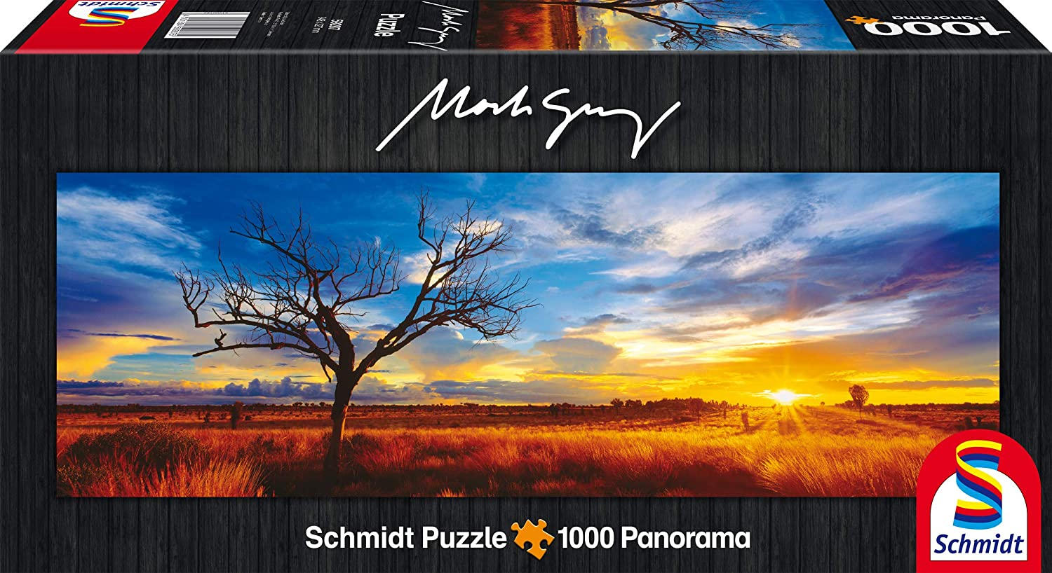 SMT59287 Puzzle da 1000 Pezzi Panorama - Mark Gray: Desert Oak al Tramonto, Australia - immagine 1