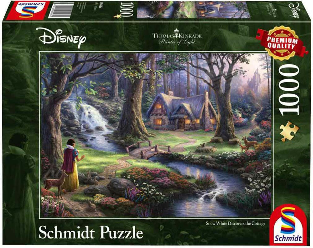 SMT59485 Puzzle da 1000 Pezzi - Thomas Kinkade: Biancaneve e i Sette Nani - immagine 1