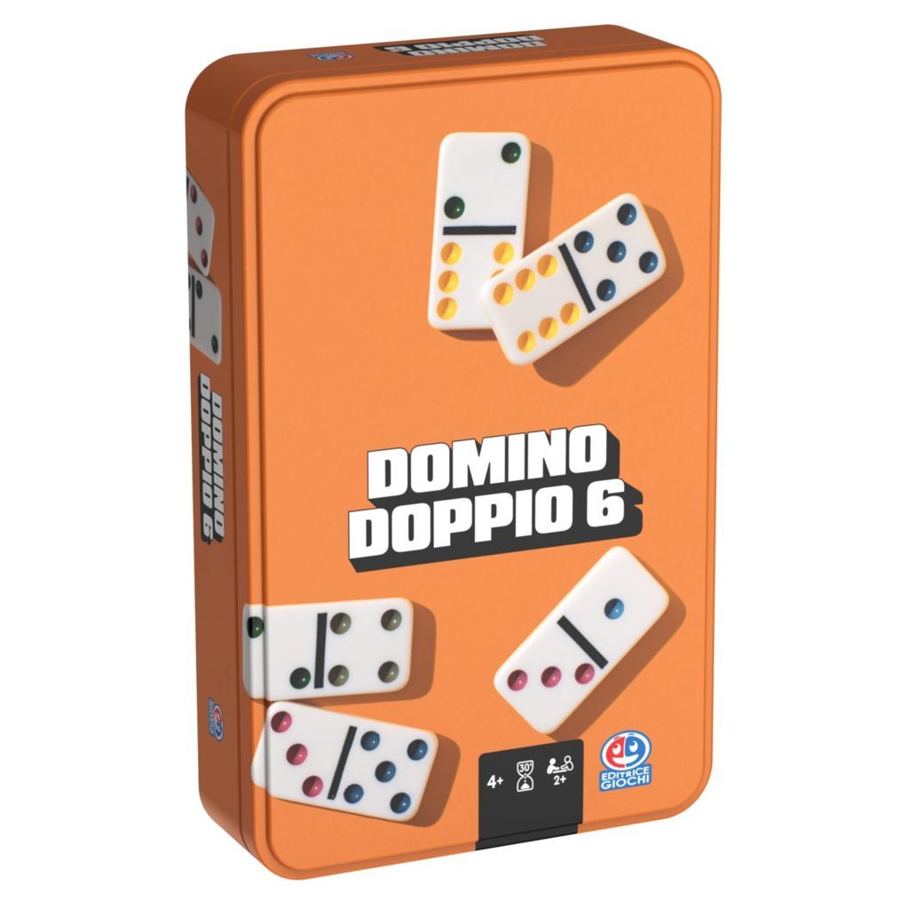 SPM6066798 EG classici Domino da viaggio, in confezione metallo (H) - immagine 1