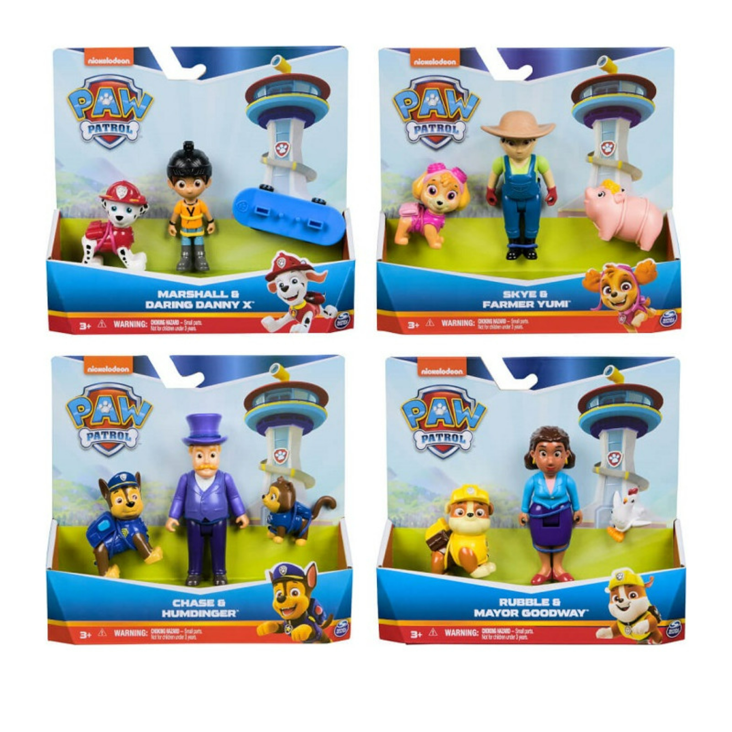 SPM6070734 PAW PATROL Cuccioli Action Pup con Personaggio e Accessori Ass.to - immagine 1