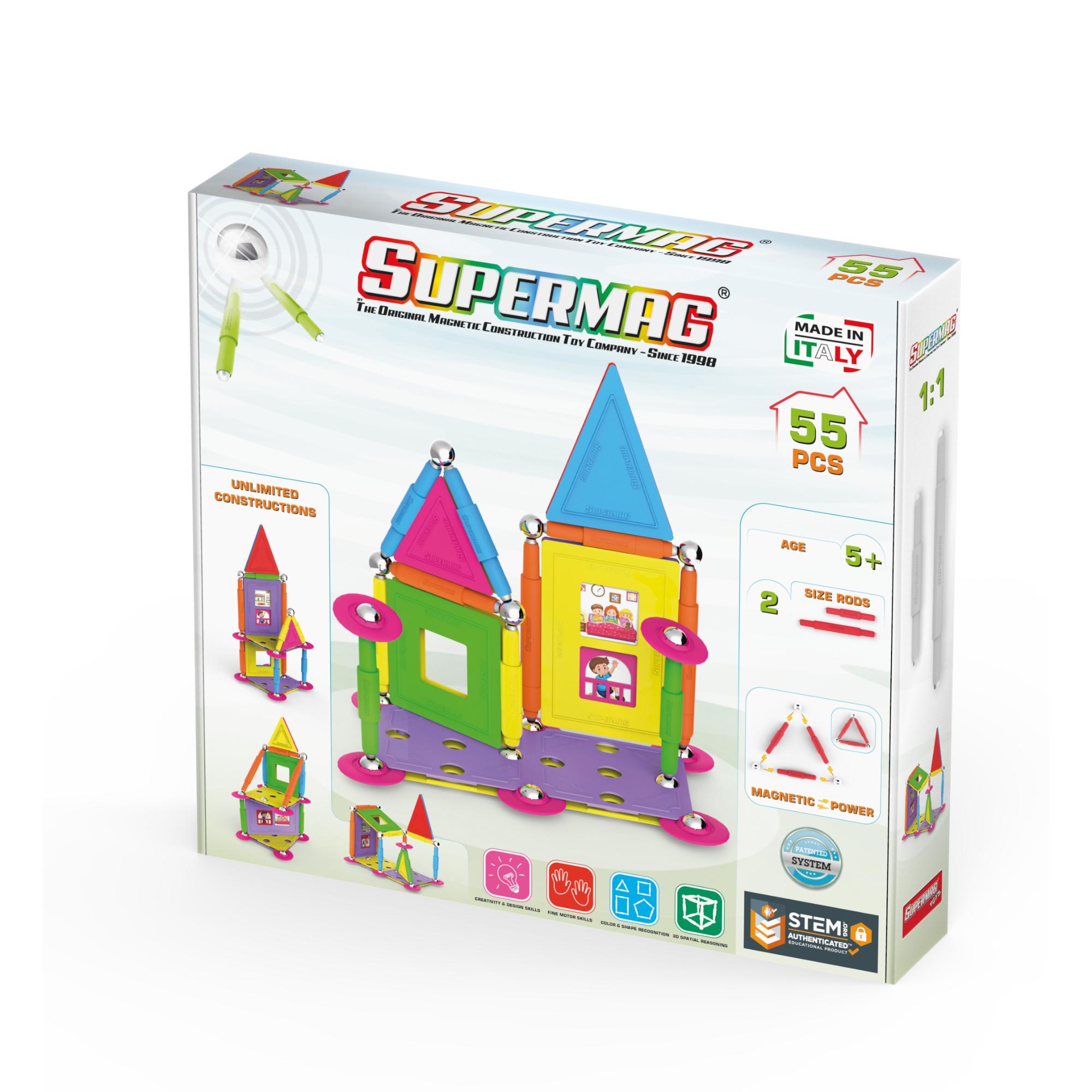 SPRS0663 Set Magnetico 55 Pezzi - Projects House - immagine 1