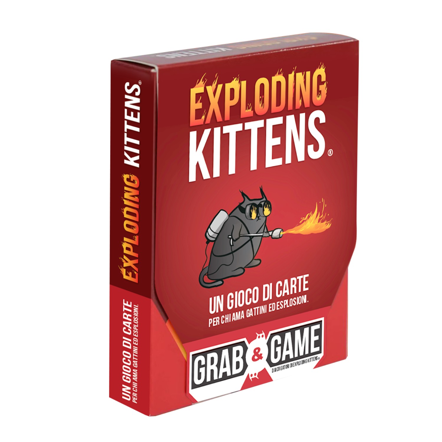 STR8739 Exploding Kittens - Grab & Game: Ed. Italiana - immagine 1