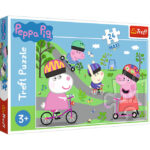 Puzzle da 24 Pezzi Maxi - Peppa Pig: L'Attiva Giornata di Peppa