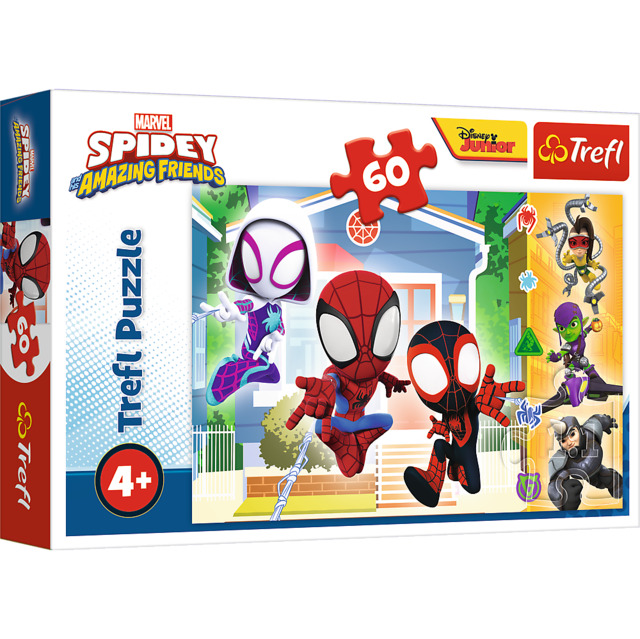 TRF17371 Puzzle da 60 Pezzi - Spidey: In Spidey's World - immagine 1