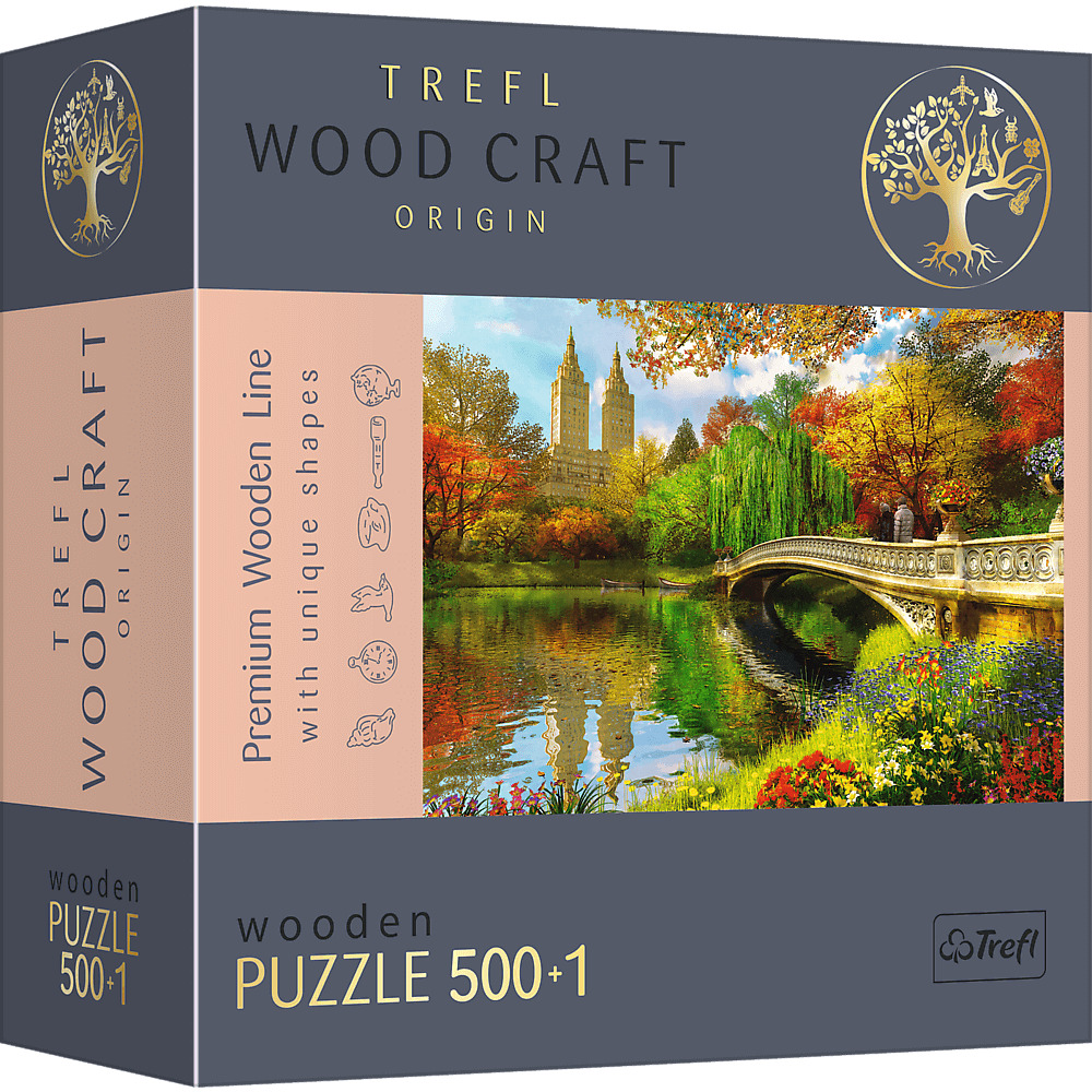 TRF20157 Puzzle da 501 Pezzi - Woodcraft: Central Park, Manhattan, New York - immagine 1
