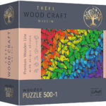 Puzzle da 501 Pezzi - Woodcraft: Farfalle Arcobaleno