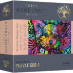 Puzzle da 501 Pezzi - Woodcraft: Cucciolo Colorato