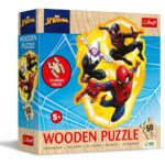 Puzzles - 50 Wooden Contour Puzzle - Spider-Man ready in action / Disney Marvel Spiderman_FSC Mix 70%